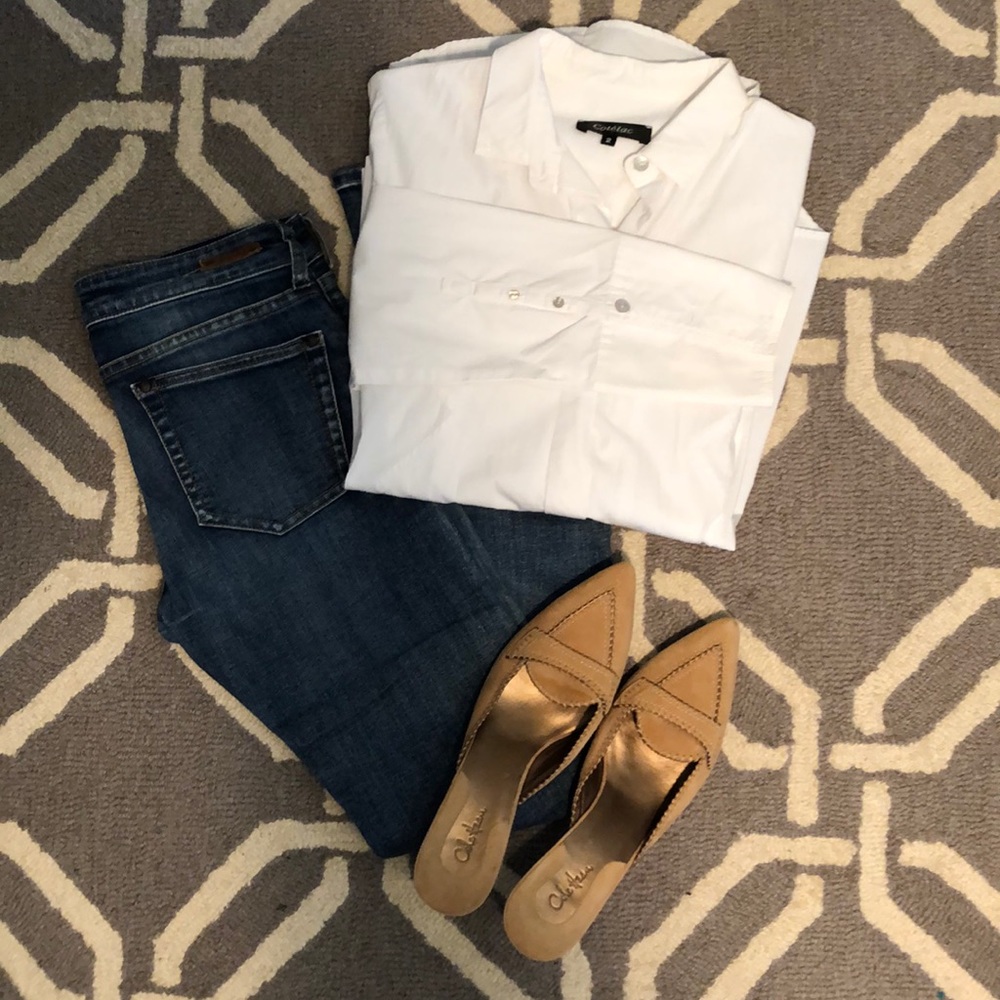 Cotelac Classic White Button Down - image 1